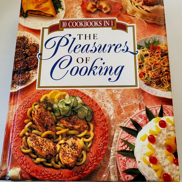 VINTAGE THE PLEASURE OF COOKING 10 COOKBOOKS IN 1 - Picture 1 of 8